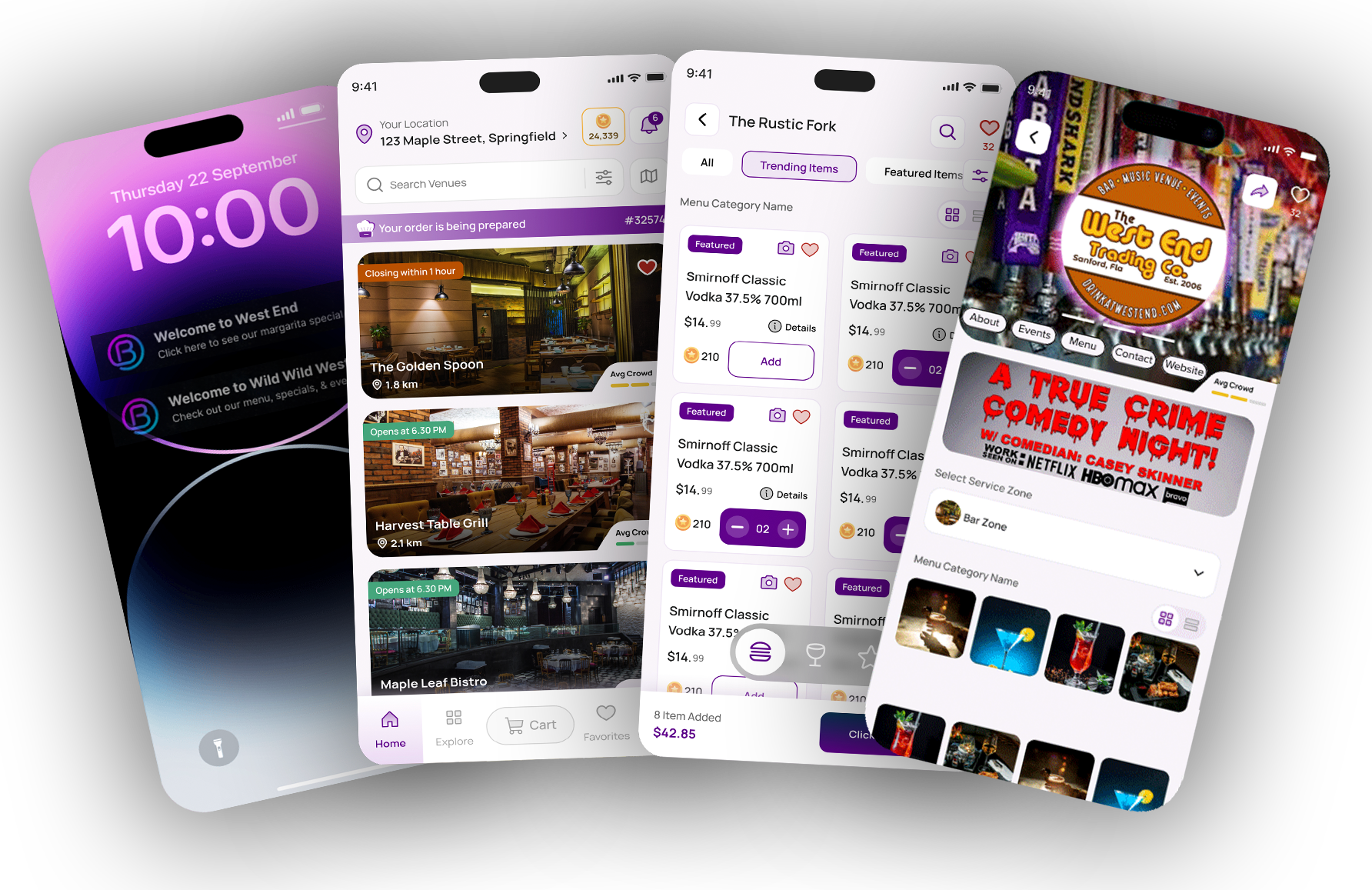 Mobile Ordering Showcase